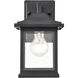 Southgate 1 Light 10 inch Textured Black Outdoor Wall Sconce